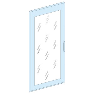 TRANSPARENT DOOR+FRAME W600 23M PRISMA G IP55