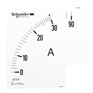 ammeter dial Power Logic - 3 In - ratio 30/5A