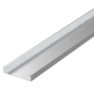 Wibe - cable tray W1/40-70 - 2m - unperforated - steel pre-galvanized