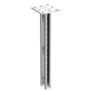 Wibe - vertical piece 20F - steel hot-dip galvanized - H:1985 mm