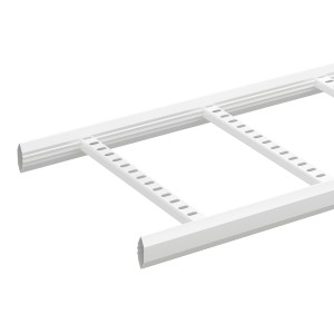 Wibe - cable ladder - KHZP-400 - steel Zinkpox coated white - 6 m