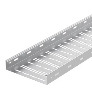 Wibe - cable tray W3/40-50 - 3m - perforated - steel pre-galvanized