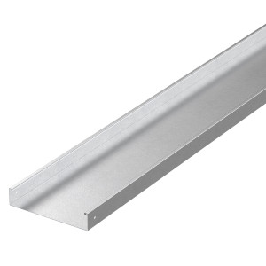 Wibe - cable tray W1/60-70 - 2m - unperforated - steel pre-galvanized