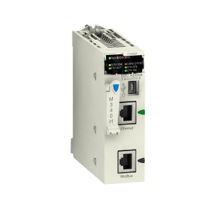 processor module M340 - max 1024 discrete + 256 analog I/O - Modbus - Ethernet
