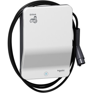 EVlink Smart Wallbox - 7.4 kW - Attached cable T1 - RFID