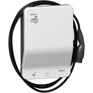 EVlink Smart Wallbox - 7.4 kW - Attached cable T2 - RFID
