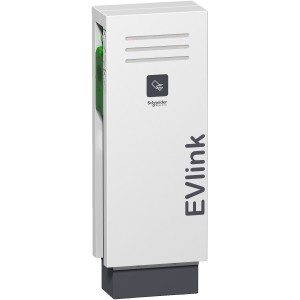 EVlink PARKING Floor Standing 22KW 1xT2 with Shutter-TE RFID EV CHARGING STATION