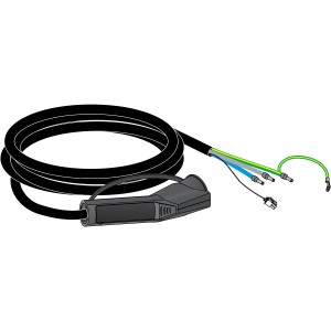 Attached Cable T1 16A 1-Ph IEC 4 meters - Wallbox EVH2 spare part