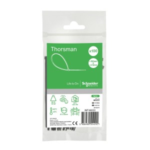 Thorsman - cable tie - black - 2.5 x 100 mm