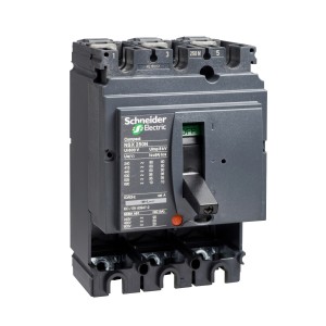 circuit breaker basic frame, Compact NSX100N, 50 kA at 415 VAC 50/60 Hz, 100 A, without trip unit, 3 poles