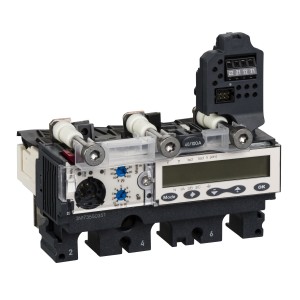 trip unit Micrologic 5.2 E for Compact NSX 100/160/250 circuit breakers, electronic, rating 100A, 3 poles 3d
