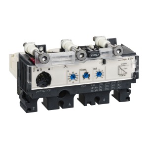 trip unit Micrologic 2.2 M for Compact NSX 100/160/250 circuit breakers, electronic, rating 100 A, 3 poles 3d
