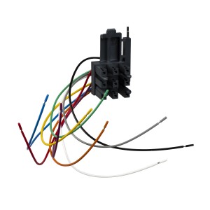 automatic auxiliary connector, moving part, Compact NSX 100/160/250, for circuit breaker, 1 to 9 wires