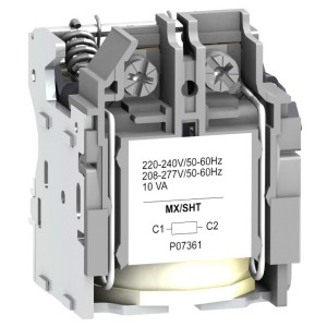 MX shunt trip release, Compact NSX, PowerPact Multistandard, EasyPact CVS, rated voltage 24 VAC 50/60 Hz