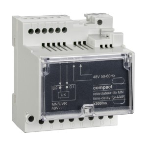 time delay relay - for voltage release MN - 48 V AC - 50/60Hz