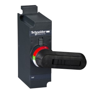 Direct front rotary handle, FuPact INF40 to INF160, INFB200, black handle