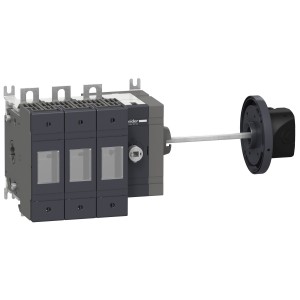 Switch disconnector fuse, FuPact INFC32, 32 A, 4 poles 4F, fuse type NFC 10 x 38 mm, right side control