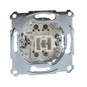 Two-way switch insert 1 pole, flush-mounted, 16 AX, AC 250 V, screw terminals