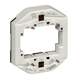 LED light. mod. f. double switch/pbtn as indicator light, 100-230 V, multicolour