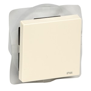 Rocker IP44, white, glossy, System M