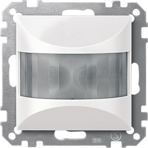 KNX ARGUS 180, flush-mounted, polar white, glossy, System M