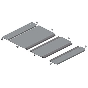 Spacial SF 2 entries cable gland plate - fixed by clips - 800x600 mm