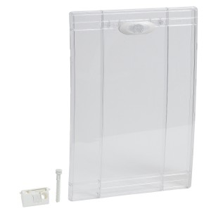 Pragma transparent door - for enclosure - 1 x 18 modules