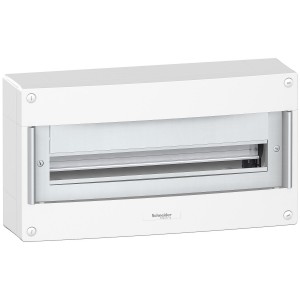 Pragma surface enclosure - IP30 - 1 x 24 modules - without door