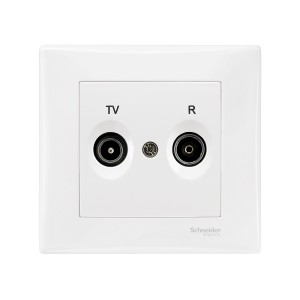 Sedna - TV/R ending outlet - 1dB white