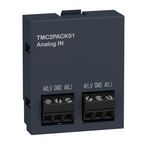 cartridge M221 - packaging 2 analog inputs - I/O extension