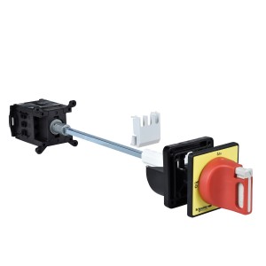TeSys Mini-Vario - emergency stop switch disconnector - 20 A - back of enclosure