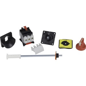 TeSys Vario - emergency stop switch disconnector - 32 A - back of enclosure