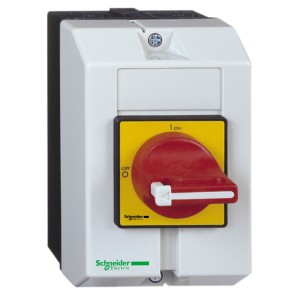 TeSys Vario enclosed, emergency switch disconnector, 16A, IP65