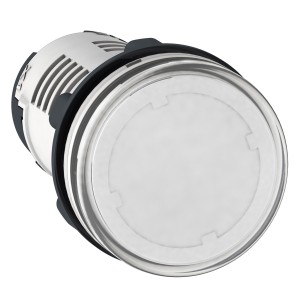 Monolithic pilot light, plastic, clear, Ø22, integral LED, 230…240 V AC